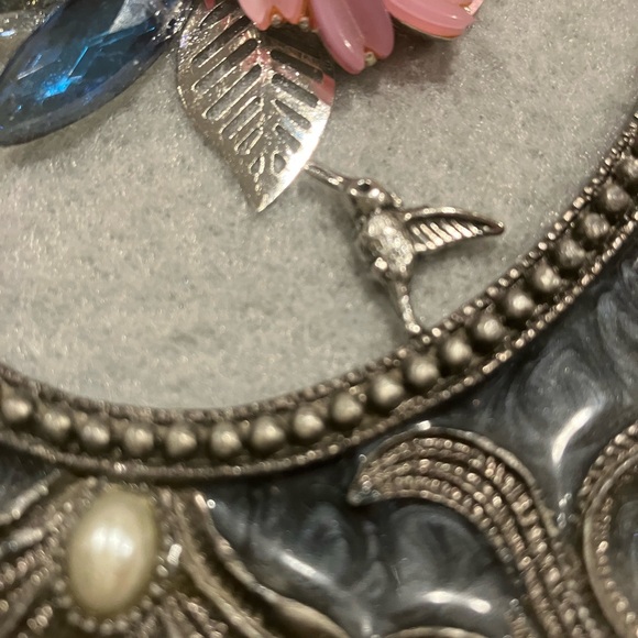 ORIGINAL JEWELRY ART COLLAGE IN GORGEOUS FRAME. UNIQUE HANDMADE GREAT GIFT 🎁 - Picture 8 of 11